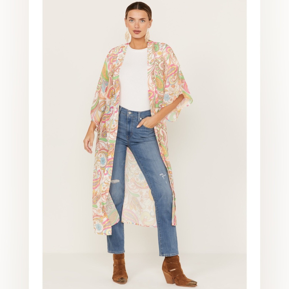 Flying Tomato Paisley Kimono